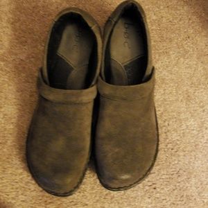 B.O.C suede clogs